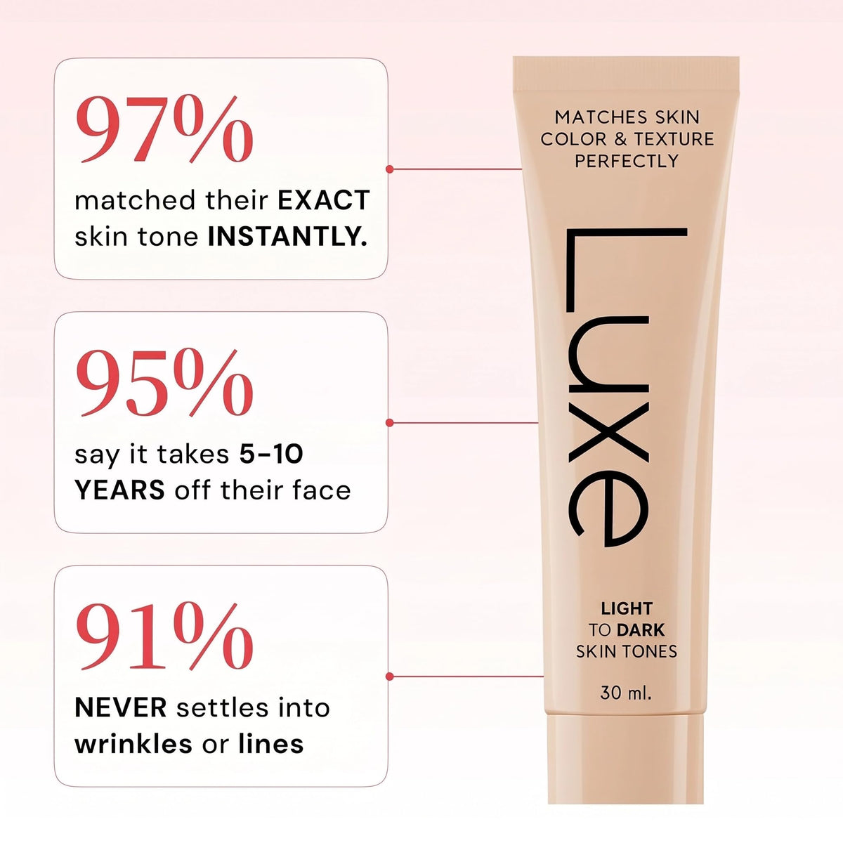 Luxe Color Changing Foundation – Light