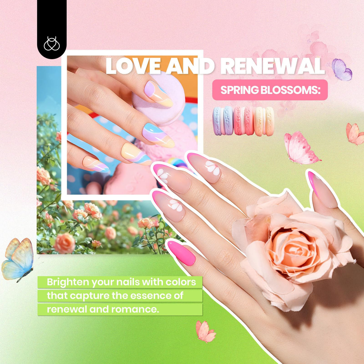 Beetles Gel Nail Polish Set, 63 PCS 55 Colors Gel Polish Kit with Base Coat