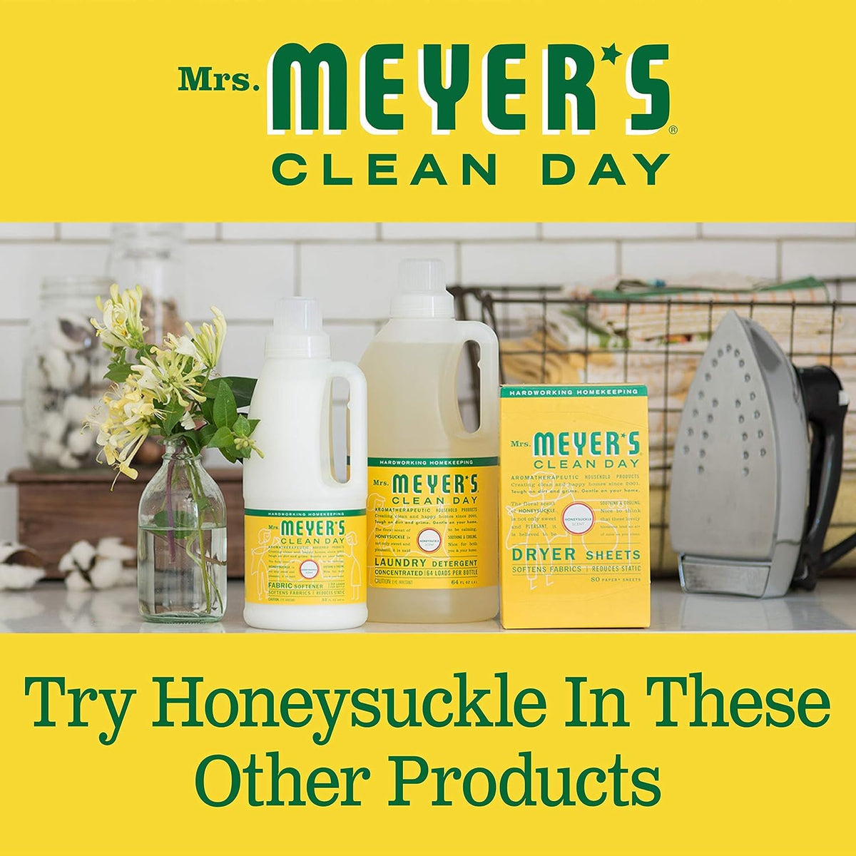 Mrs. Meyer's Clean Day, Hand Soap Refill, Lemon Verbena Scent, 33 Fl Oz