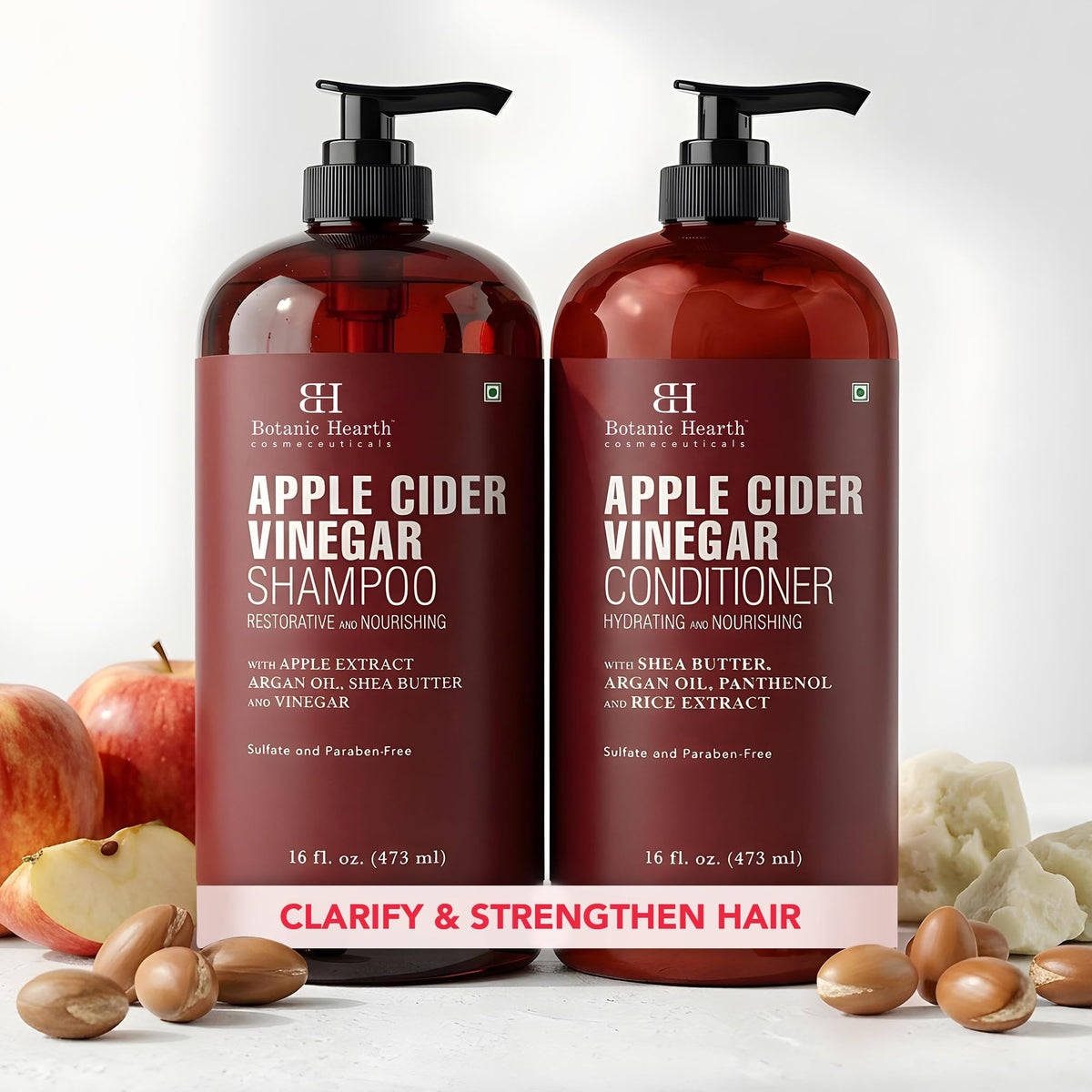 Botanic Hearth Tea Tree Shampoo And Conditioner Set - 16 Fl oz Each