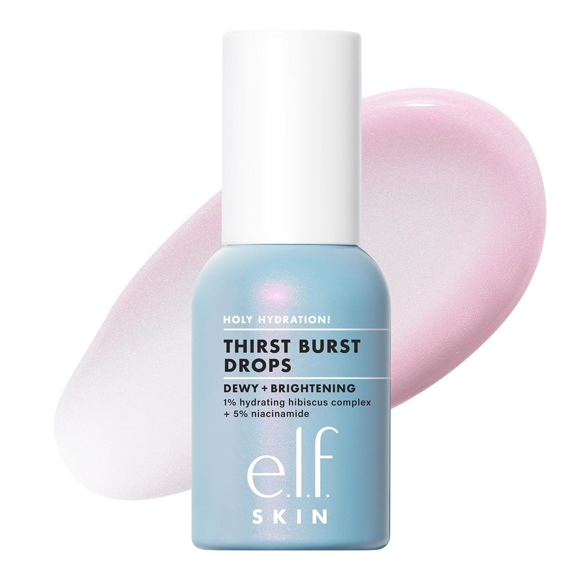 e.l.f. SKIN Holy Hydration! Thirst Burst Drops, Face Serum, 1 oz