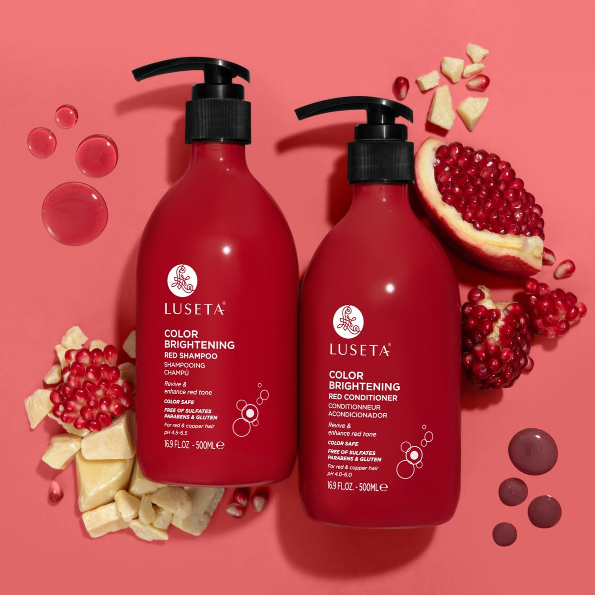 Luseta Rosemary Mint Shampoo and Conditioner Set for Hair Strengthening