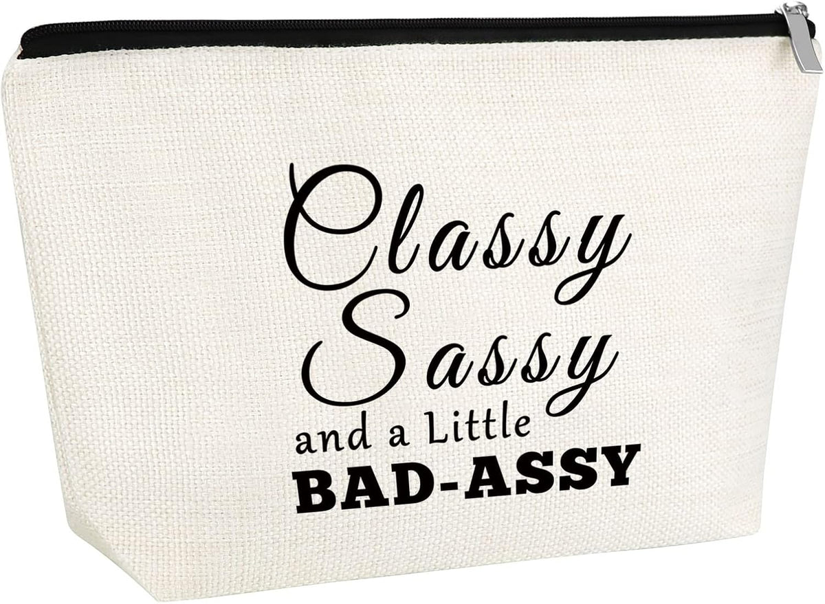 Friendship Gift Makeup Bag Gift for Women Best Friends Gift Cosmetic Bag Novelty Gift Female Birthday Christmas New Year Gifts for Friends Graphic Sarcastic Gift for Coworkers Employer Sister