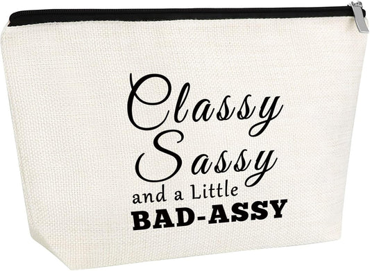 Friendship Gift Makeup Bag Gift for Women Best Friends Gift Cosmetic Bag Novelty Gift Female Birthday Christmas New Year Gifts for Friends Graphic Sarcastic Gift for Coworkers Employer Sister