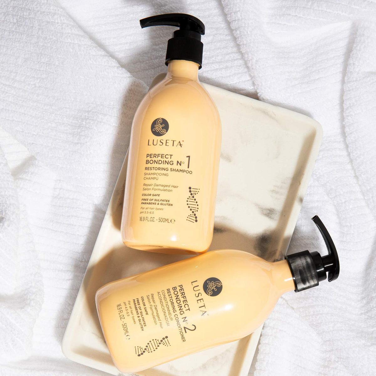 Luseta Rosemary Mint Shampoo and Conditioner Set for Hair Strengthening