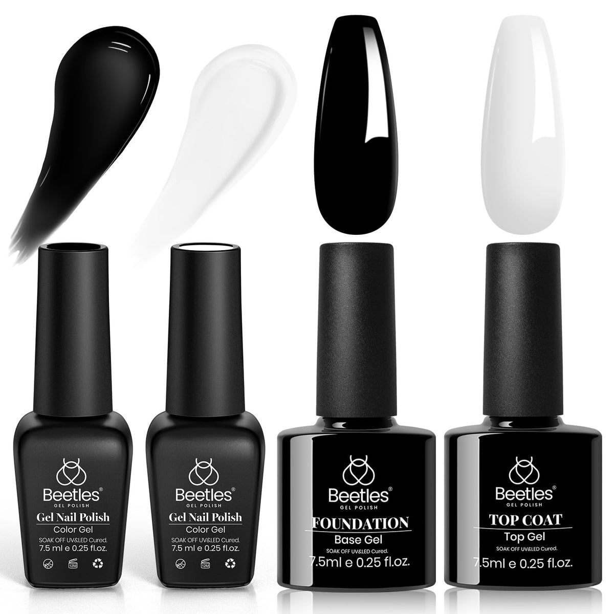 beetles Gel Polish Whispers of Love Jelly Gel Nail Polish Set, 6 Colors