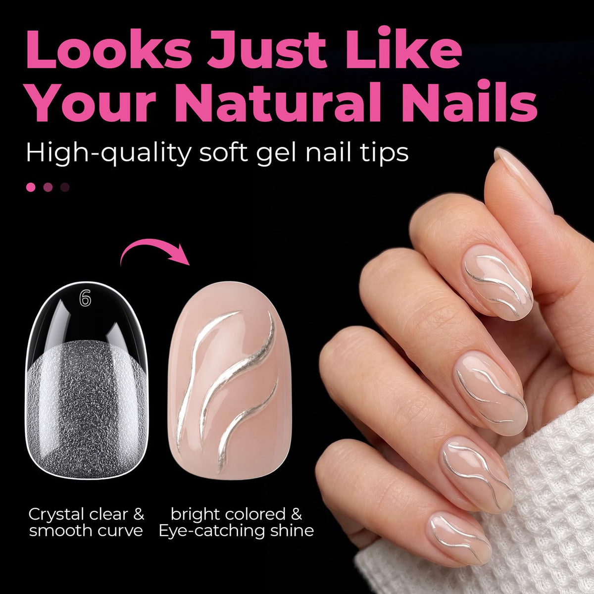 UNA GELLA Solid Nail Glue Super Strong for Press On Nails & Nail Tips 15g