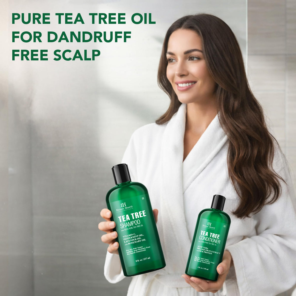 Botanic Hearth Tea Tree Shampoo And Conditioner Set - 16 Fl oz Each