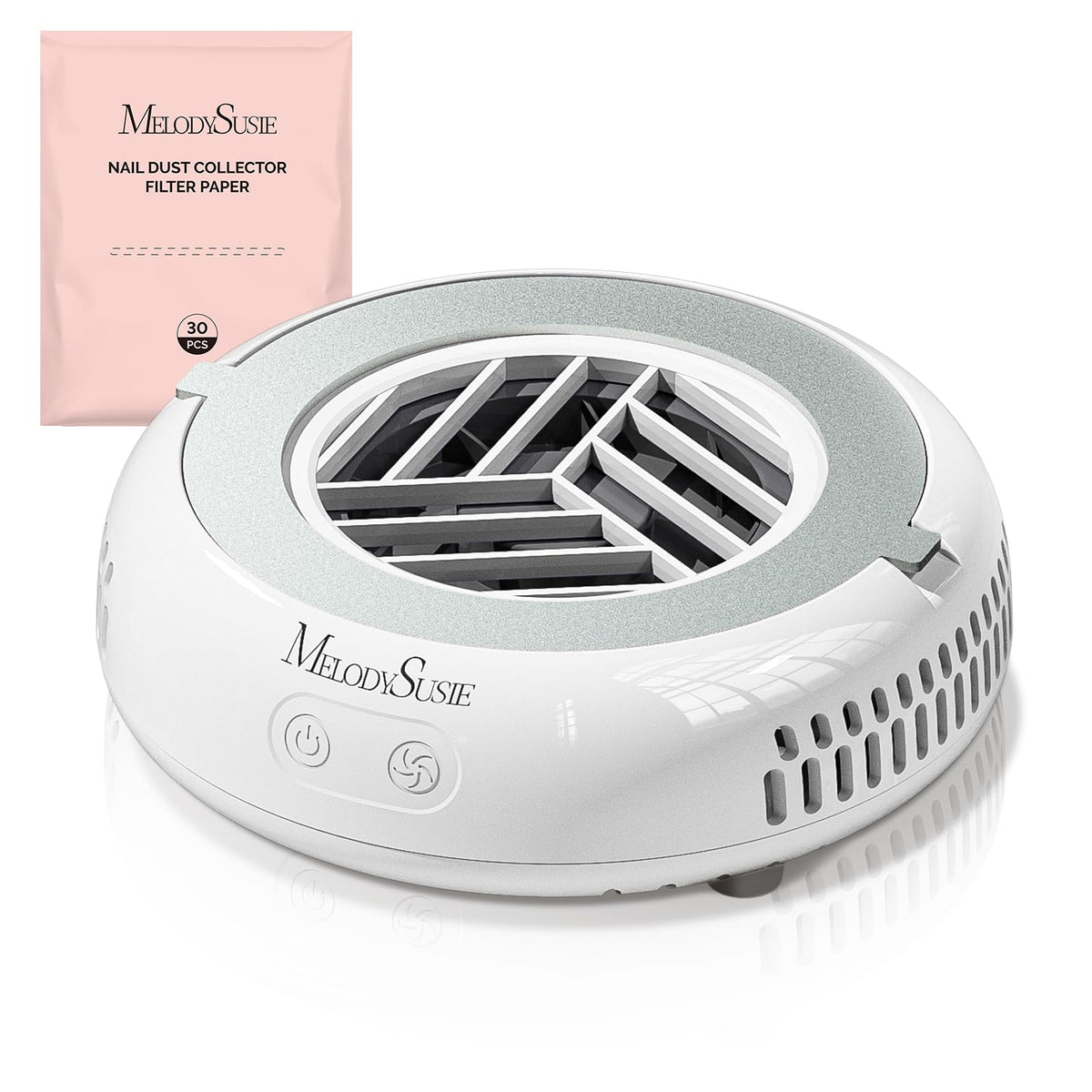 MelodySusie Pocket-Sized Nail Dust Collector HProA for Gel Polish Removal