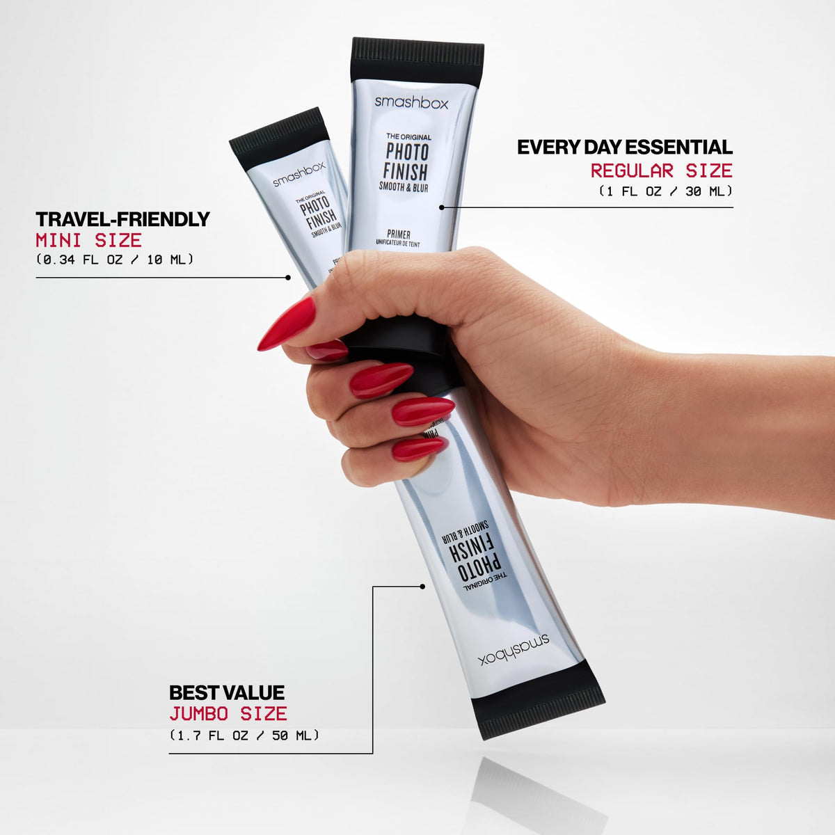Smashbox Photo Finish Primers | Face Primers for Makeup, Smooths Skin & Extends Makeup Wear | Hydrating, Pore-Minimizing & Mattifying Formulas