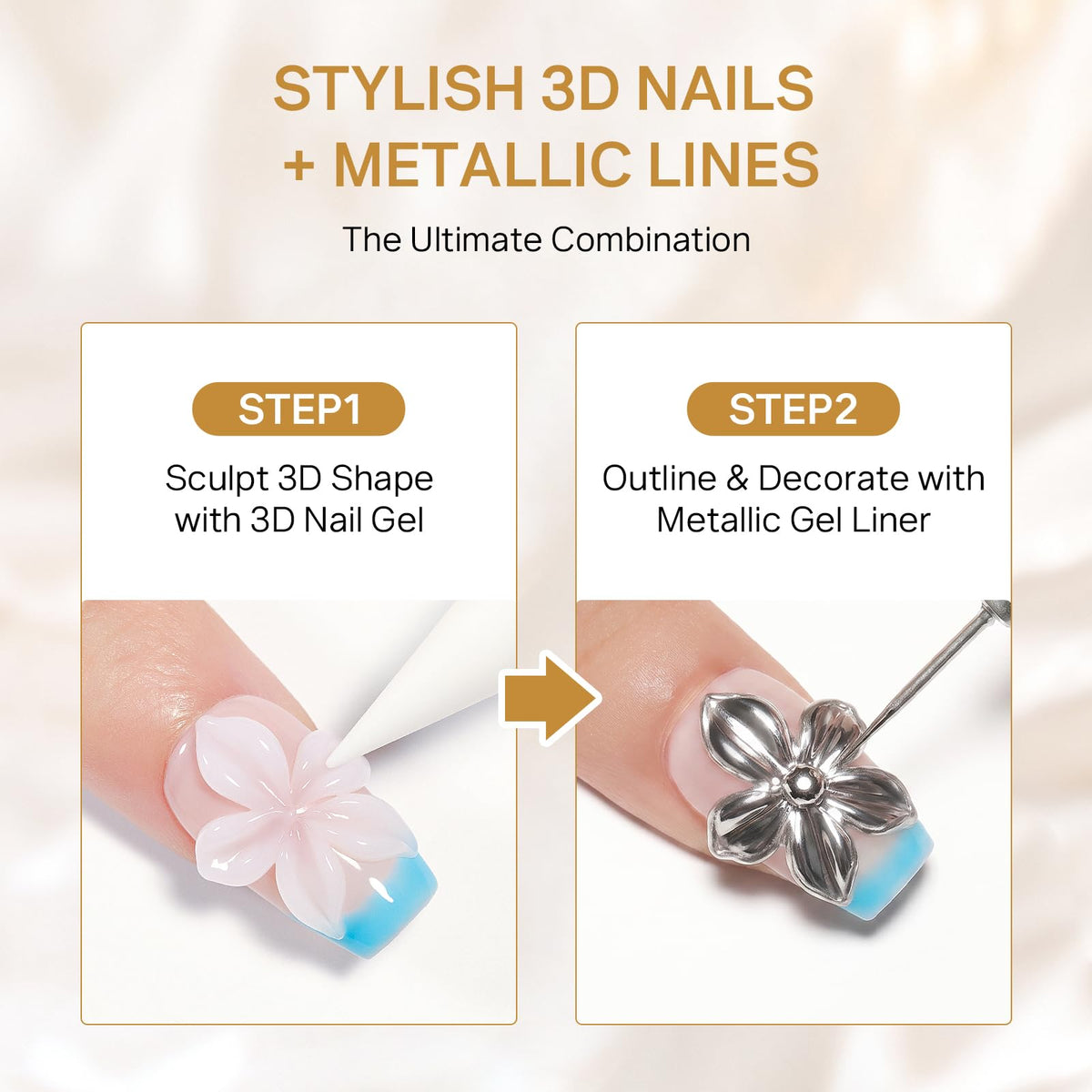 MIZHSE 3D Nail Scupting Gel for Nail Art, 6PCS Neon Colors Non-sticky