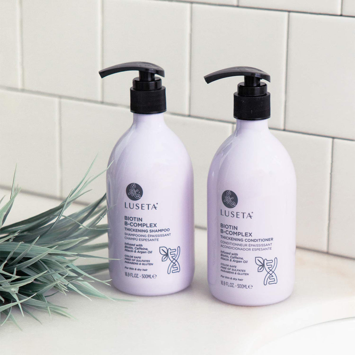 Luseta Rosemary Mint Shampoo and Conditioner Set for Hair Strengthening