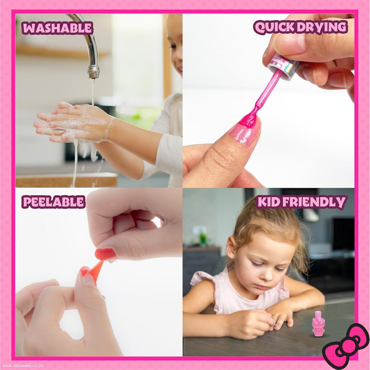 Hello Kitty Makeup Set with Nail Polish & Lip Gloss, 12-Piece, Ages 3+