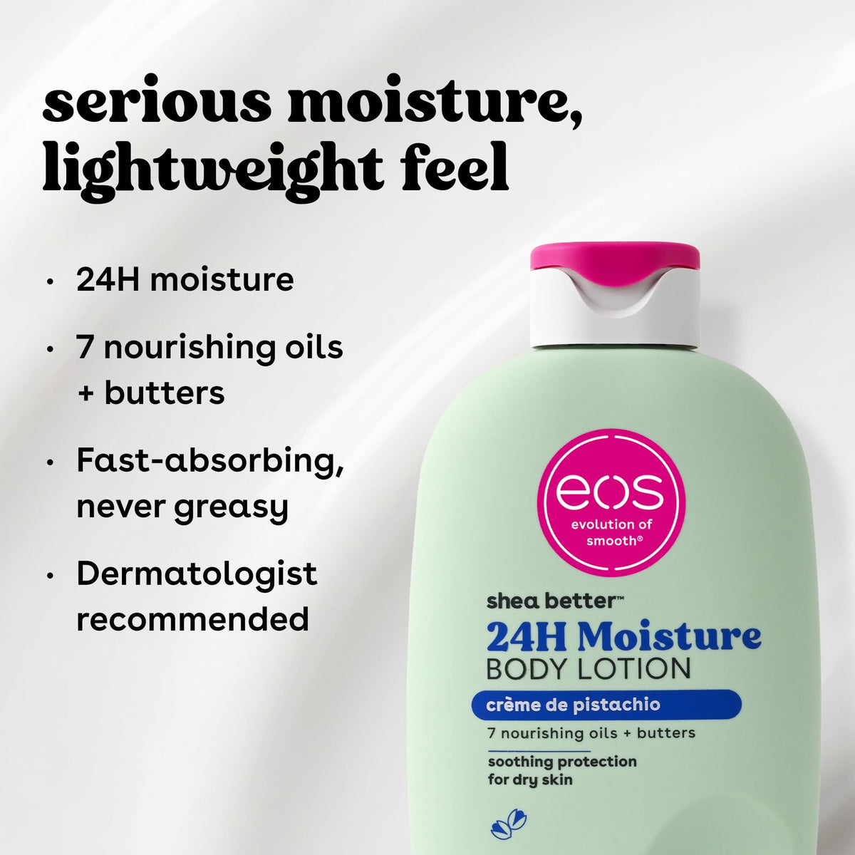 eos Natural Shea Better Body Lotion, Fresh & Cozy, 16 fl oz