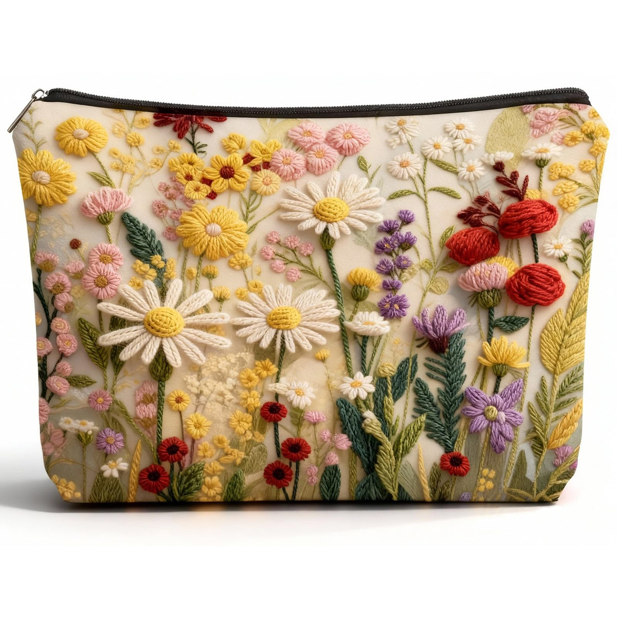 Bohemian Cat Mom Makeup Bag For Women & Teen Girl Cat Lover Gifts. Cute Boho Cats Themed Cosmetic & Toiletry Organizer Pouch For Daughters, Sisters, Friends.Ideal Gift For Travel, Christmas.