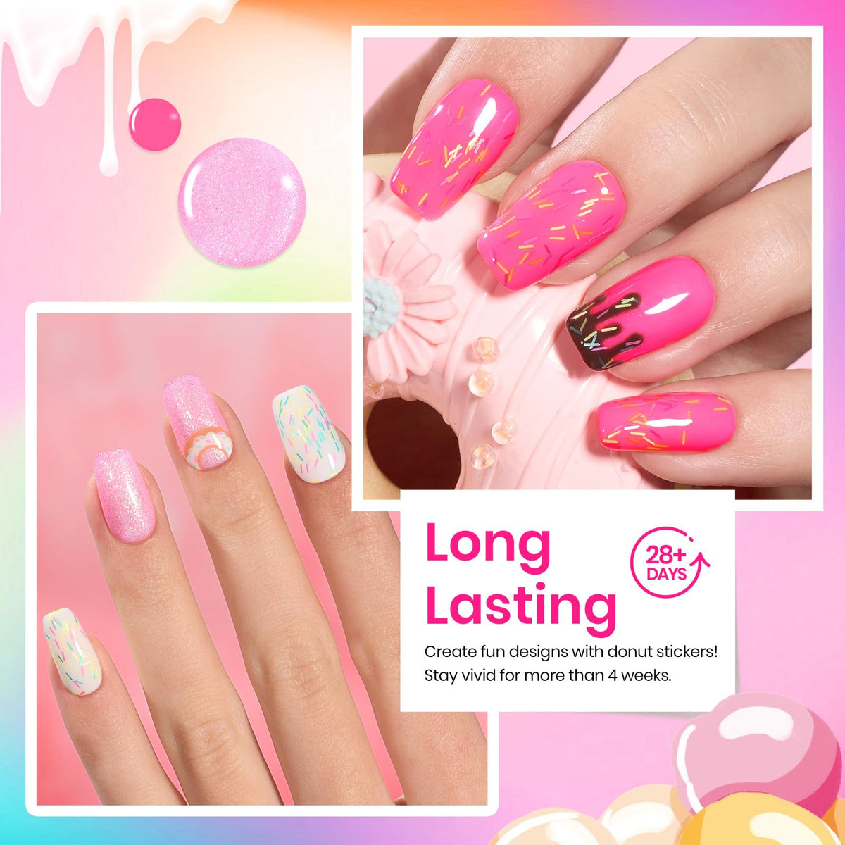 beetles Gel Polish Whispers of Love Jelly Gel Nail Polish Set, 6 Colors