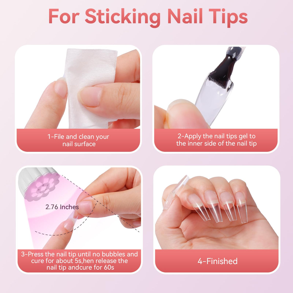 Makartt Cordless Gooseneck UV Nail Lamp for Gel-X Nails, Home DIY Use