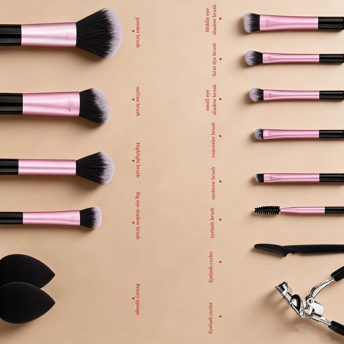 Makeup Brushes Set,52PCS Professional Makeup Tool Set Makeup Sponge
