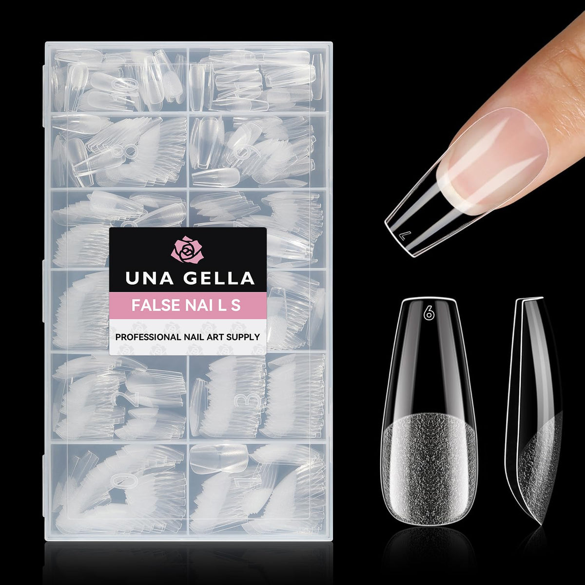 UNA GELLA Solid Nail Glue Super Strong for Press On Nails & Nail Tips 15g