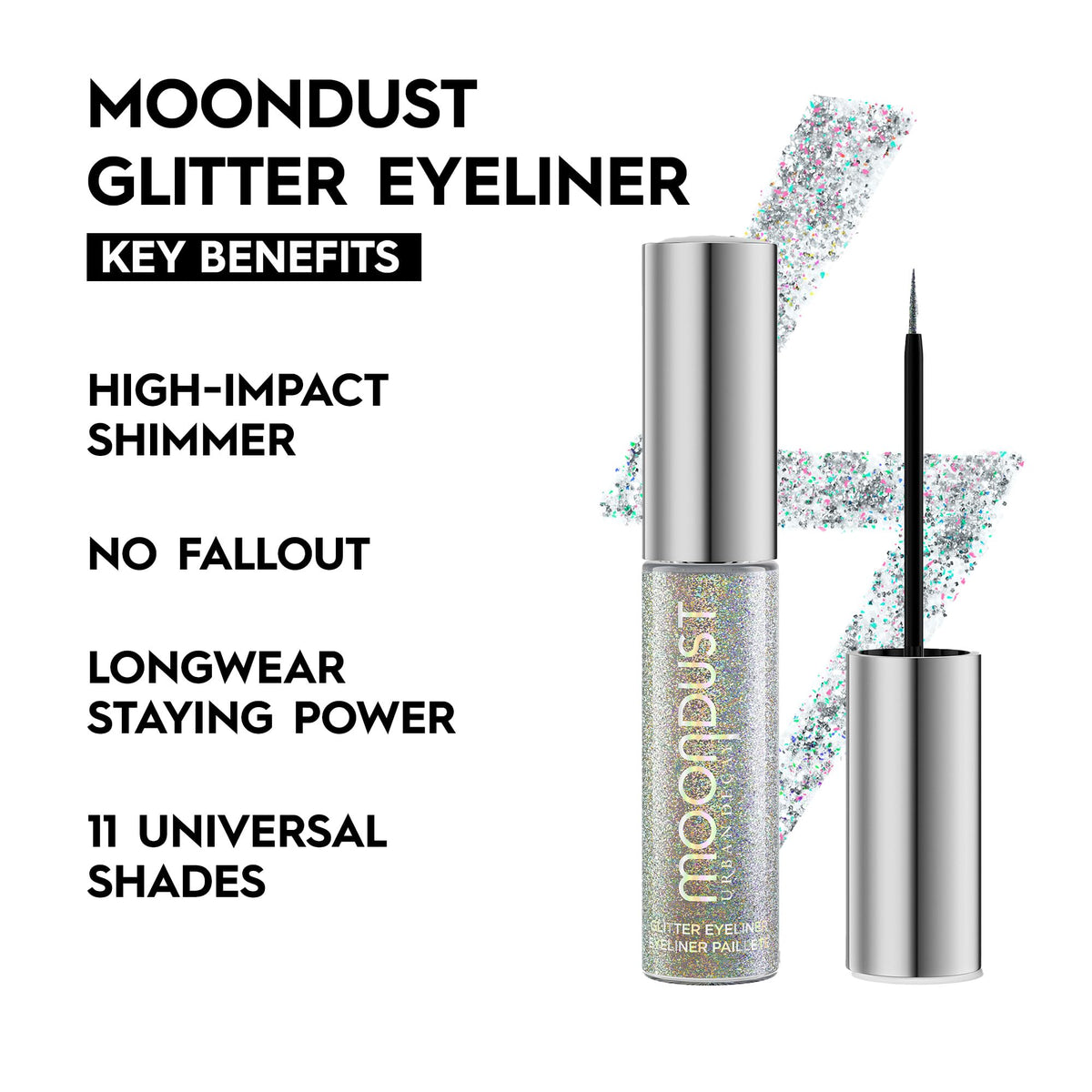 Urban Decay Moondust Liquid Glitter Eyeliner - Longwear Reflective Sparkle