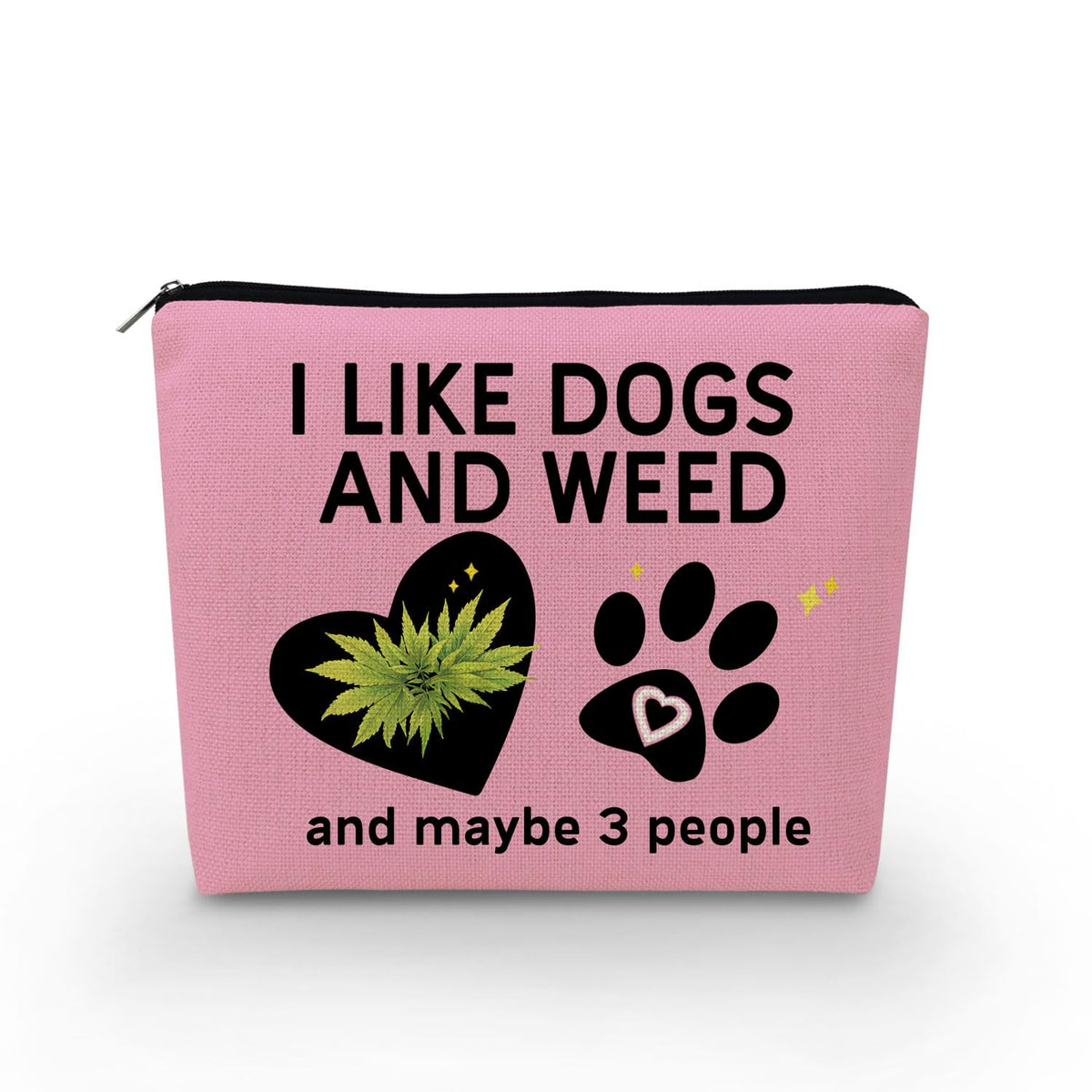 Funny Quote Print Small Cosmetic Bag -1