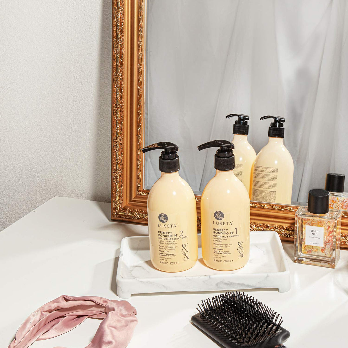 Luseta Rosemary Mint Shampoo and Conditioner Set for Hair Strengthening