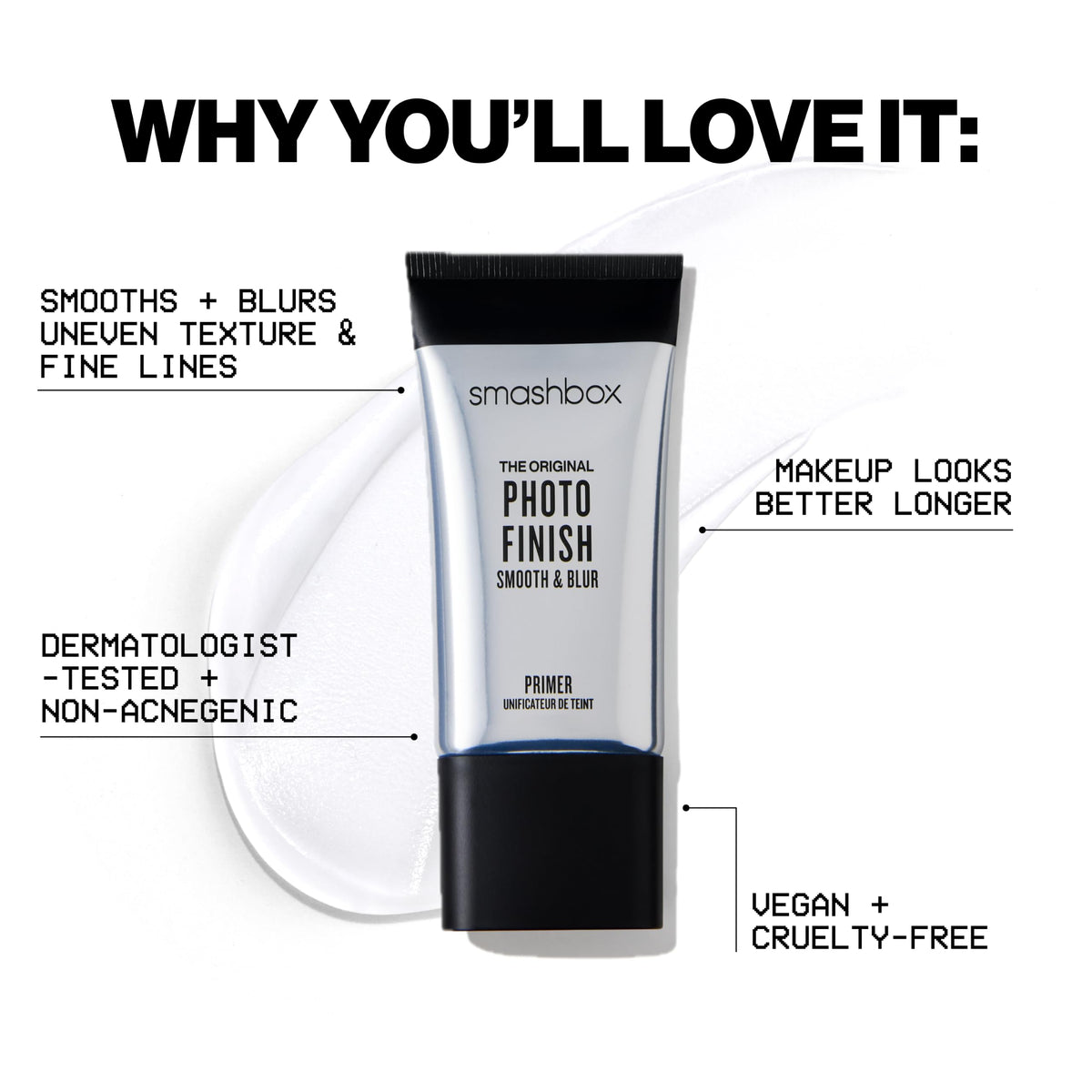 Smashbox Photo Finish Primers | Face Primers for Makeup, Smooths Skin & Extends Makeup Wear | Hydrating, Pore-Minimizing & Mattifying Formulas