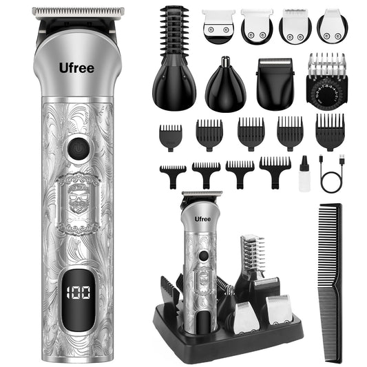 Ufree Professional Beard Trimmer for Men, Electric Shaver Razor, Men Gift