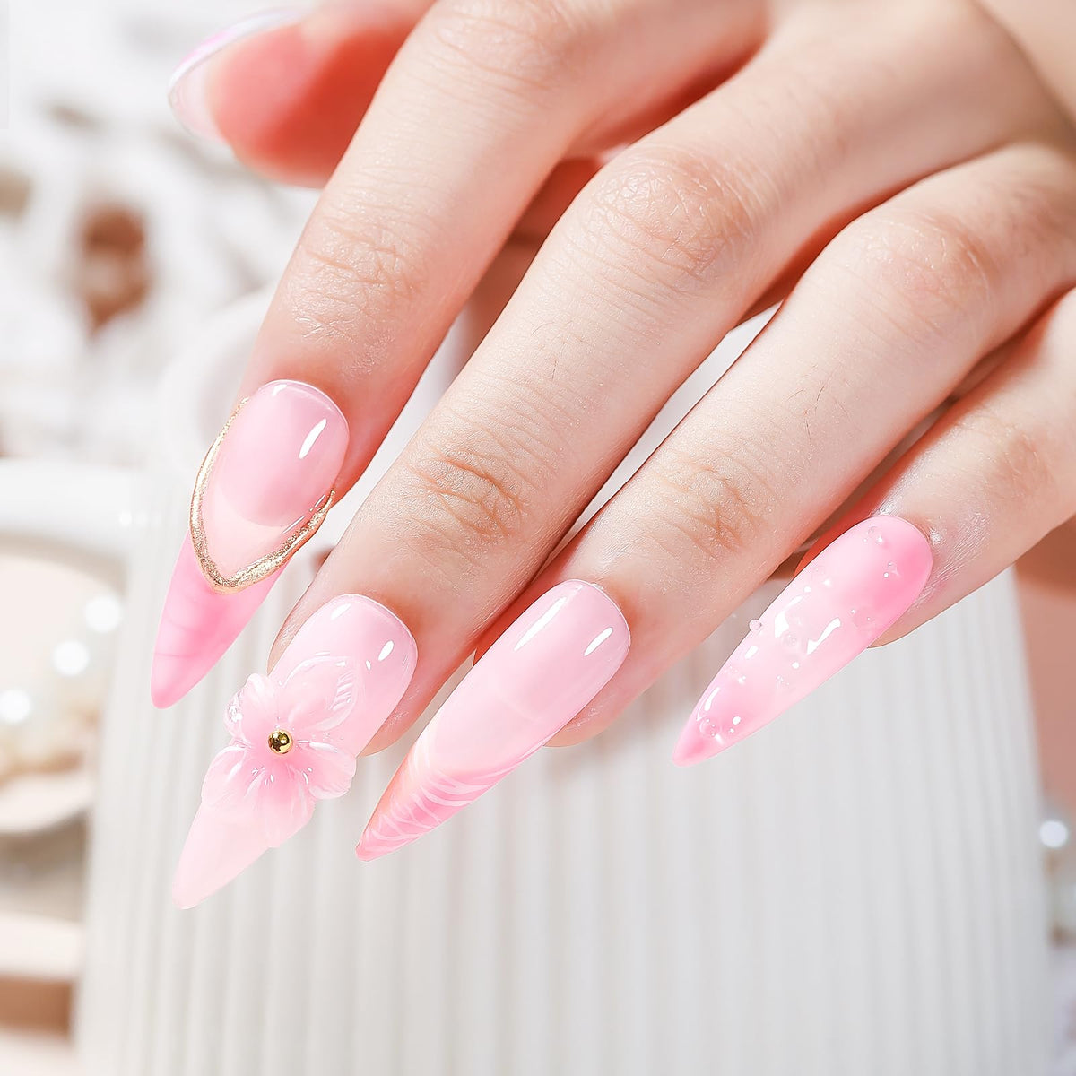3D Gel for Nail Art, Clear 3d Sculpting Gel for Nail Art