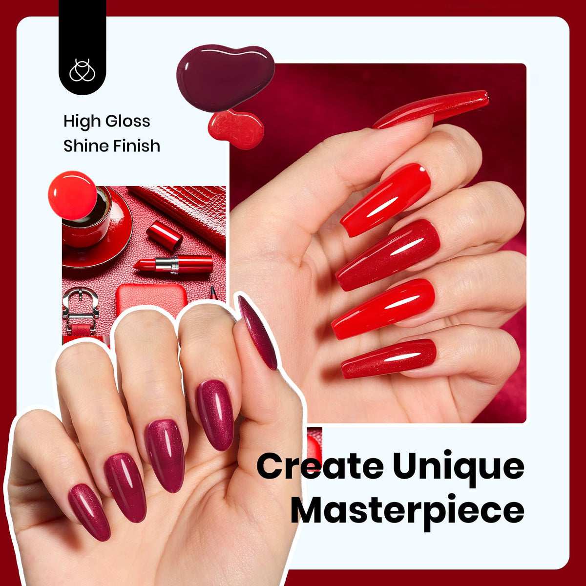 beetles Gel Polish Whispers of Love Jelly Gel Nail Polish Set, 6 Colors