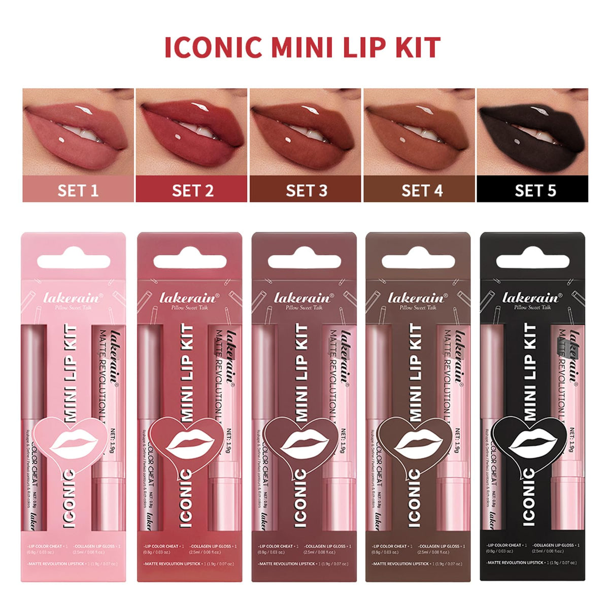 12Pcs Matte Liquid Lipstick and Lip Liner Set, Lip Makeup Combo (Set A)