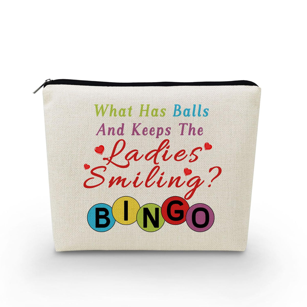 Funny Quote Print Small Cosmetic Bag -1