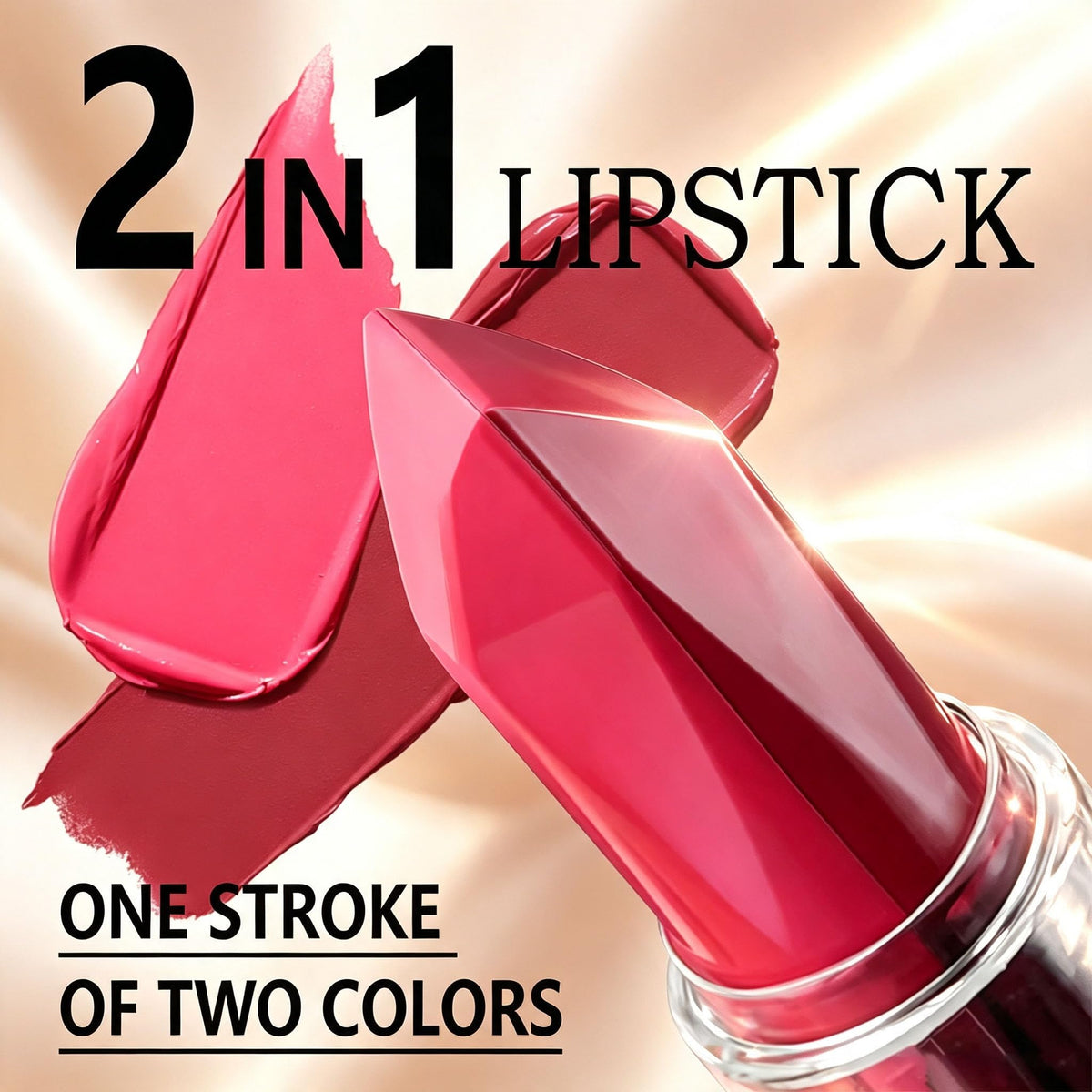 Depuplum Black Lipstick Glitter Red Lipstick Ombre Lips Dual Tone