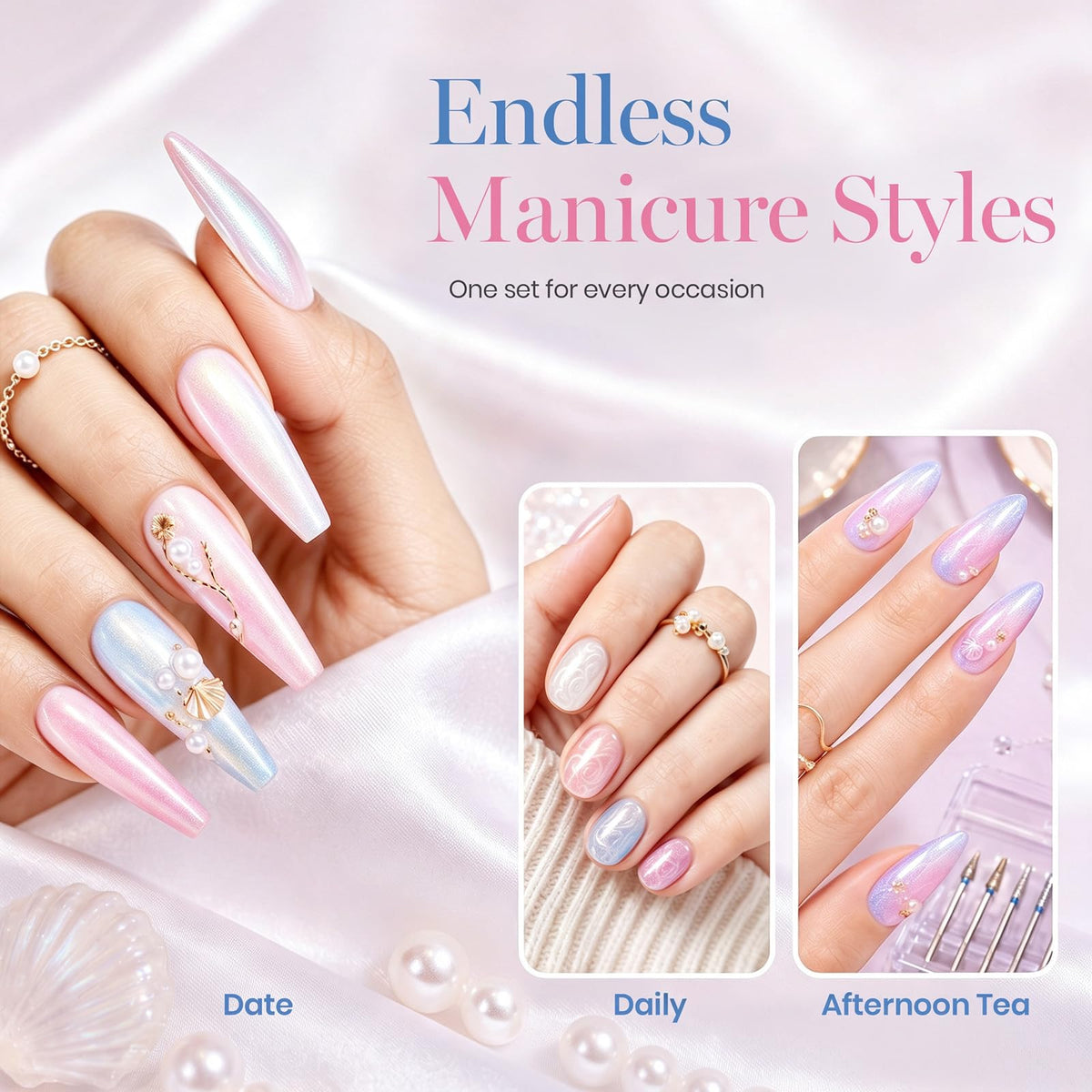 beetles Gel Polish Whispers of Love Jelly Gel Nail Polish Set, 6 Colors