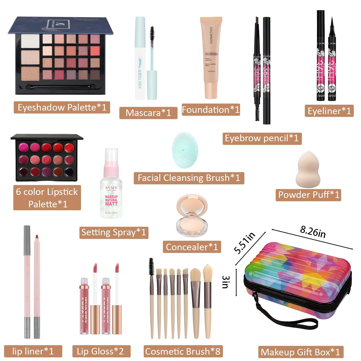 Makeup Sets for Teens Makeup Kits for Teen Girls Travel Make up Kit Set for Girls Beginners Make up Set Gift Sets for Girl Teenagers