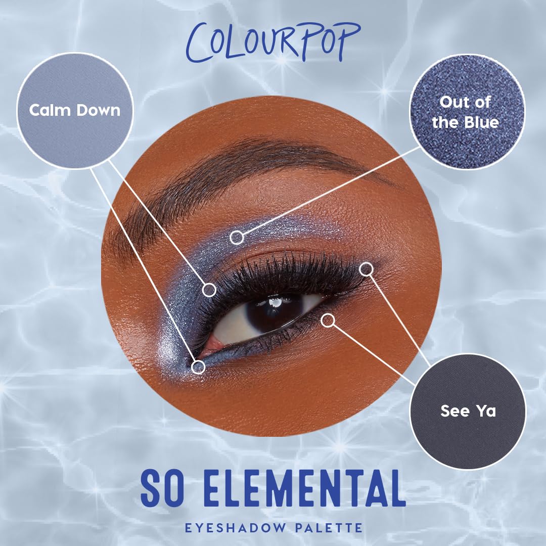 ColourPop Nude Mood Eyeshadow Palette - Brown & Copper Palette with Metallic and Matte Finishes - High-Pigment Eye Makeup with a Long-Wearing Formula (0.3 oz)