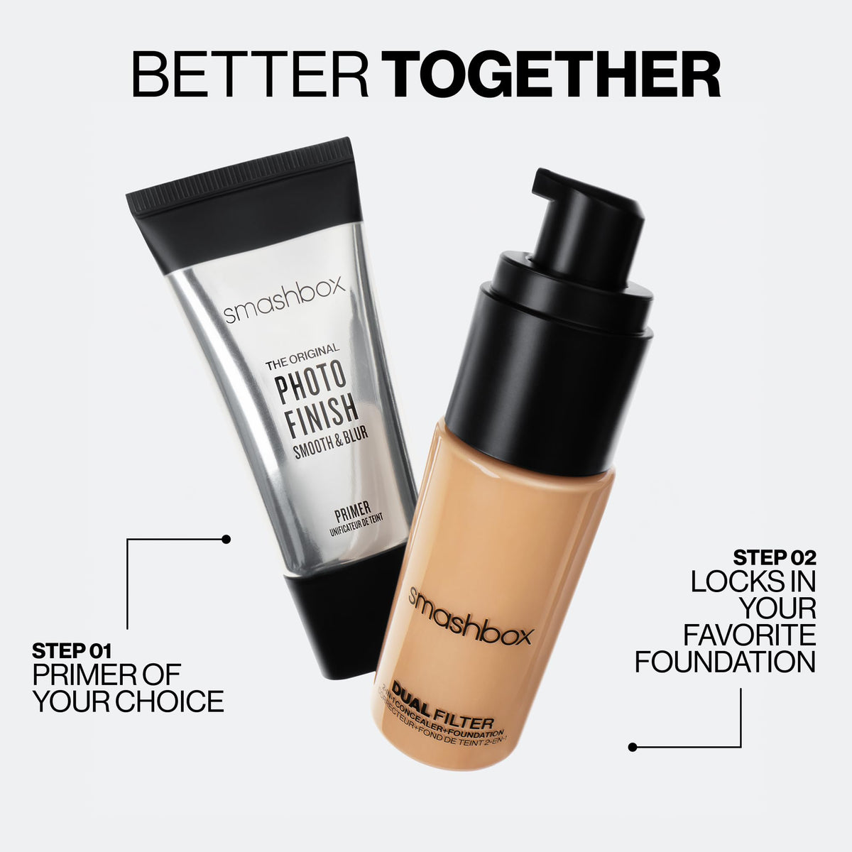 Smashbox Photo Finish Primers | Face Primers for Makeup, Smooths Skin & Extends Makeup Wear | Hydrating, Pore-Minimizing & Mattifying Formulas