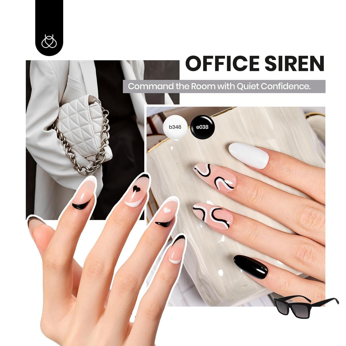 Beetles Gel Nail Polish Set, 63 PCS 55 Colors Gel Polish Kit with Base Coat
