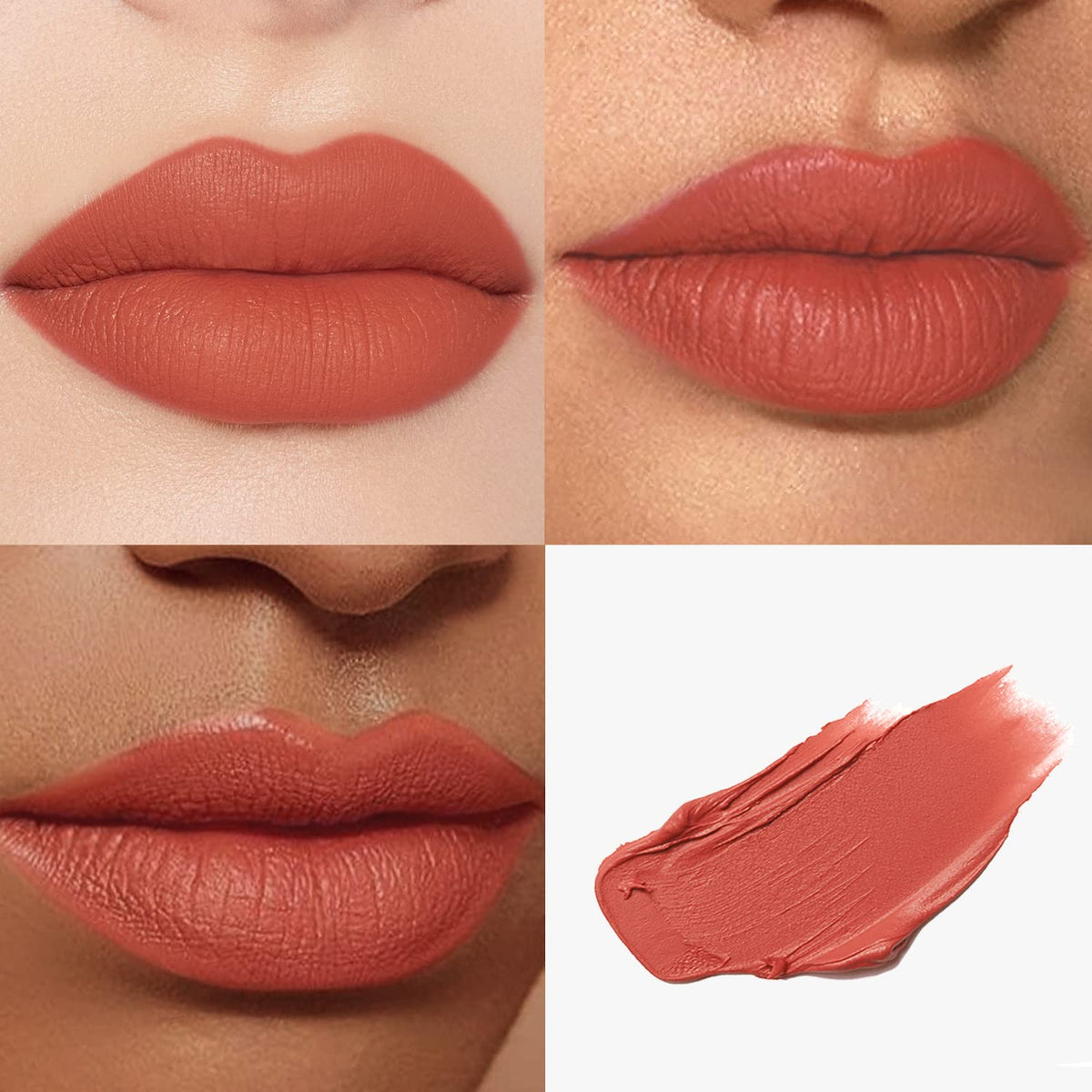 Catkin Semi-Matte Lipstick Hydrating High Impact Color Infused with Vitamin E and Avocado Oil Smooth Soft Texture Long Lasting Matte Finish 129