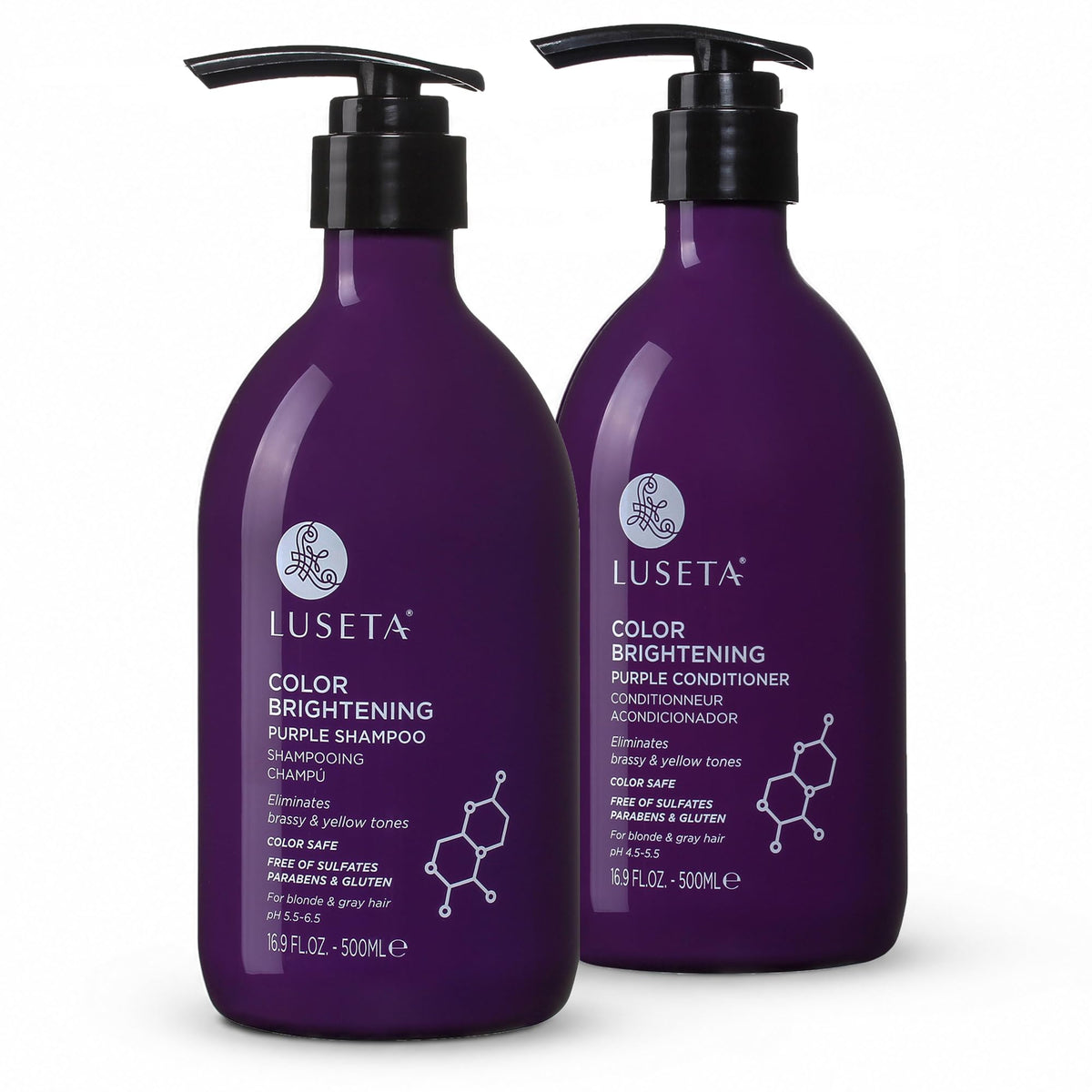 Luseta Rosemary Mint Shampoo and Conditioner Set for Hair Strengthening