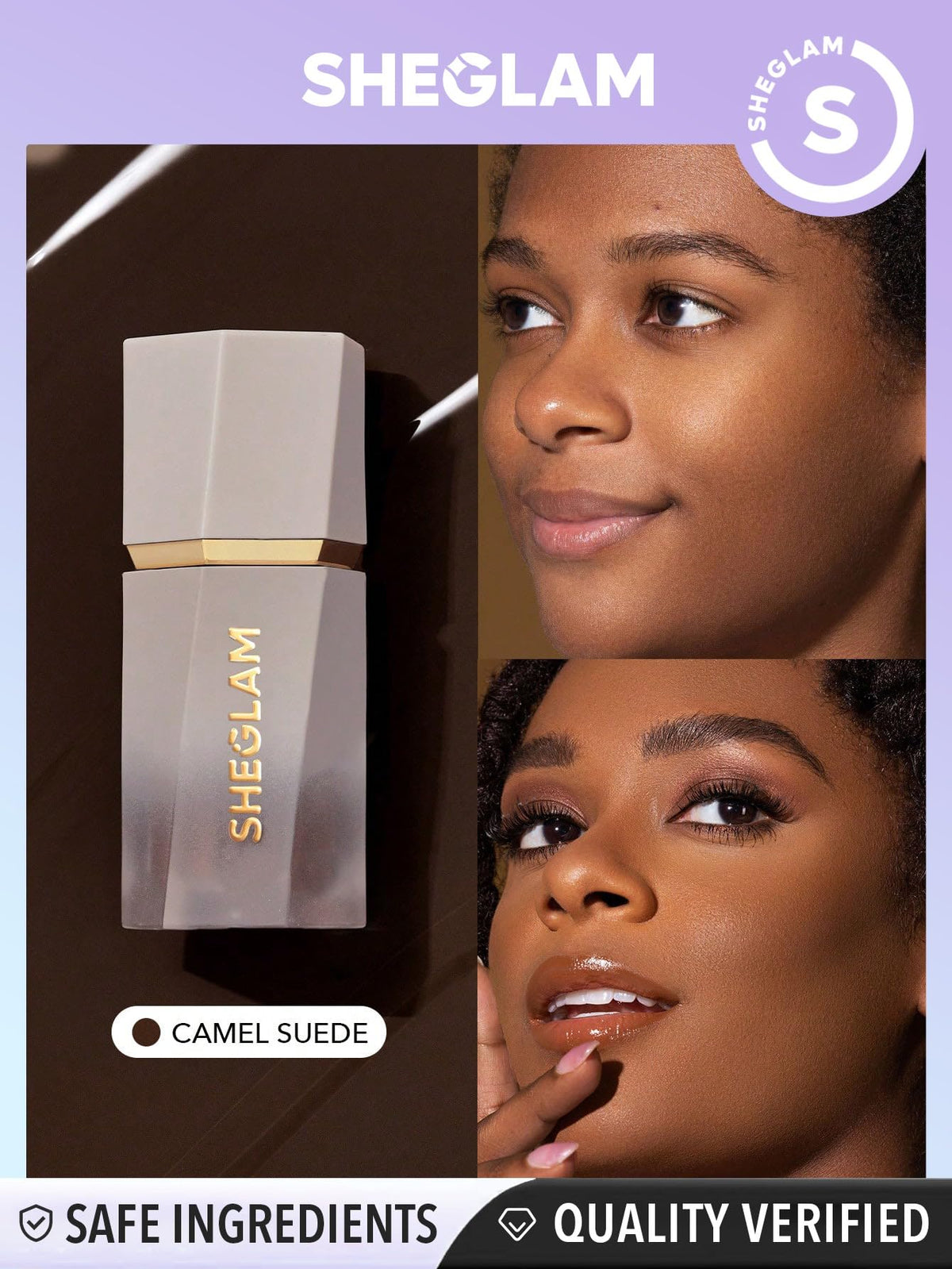 SHEGLAM Sun Sculpt Cool Toned Liquid Contour Stick Long Lasting Cream Bronzer Makeup - 01 Soft Tan