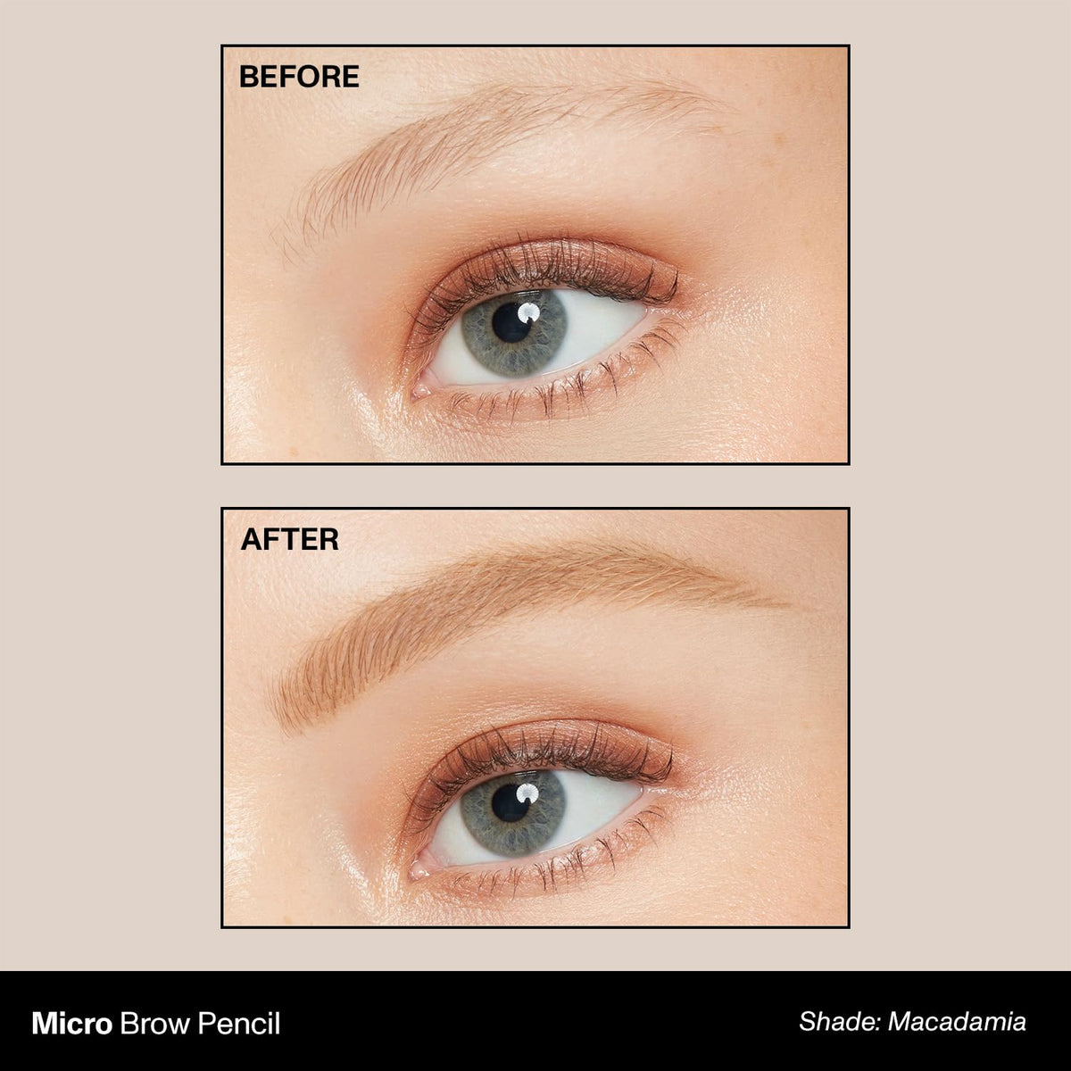 Morphe Micro Dual Eyebrow Pencil - Dual-Ended Brow Pencil Featuring a Retractable, Ultra-Precise, Pointed Tip - Richly Pigmented, Smooth-Gliding, Long-Lasting Wax Formula - Java (0.003 oz)