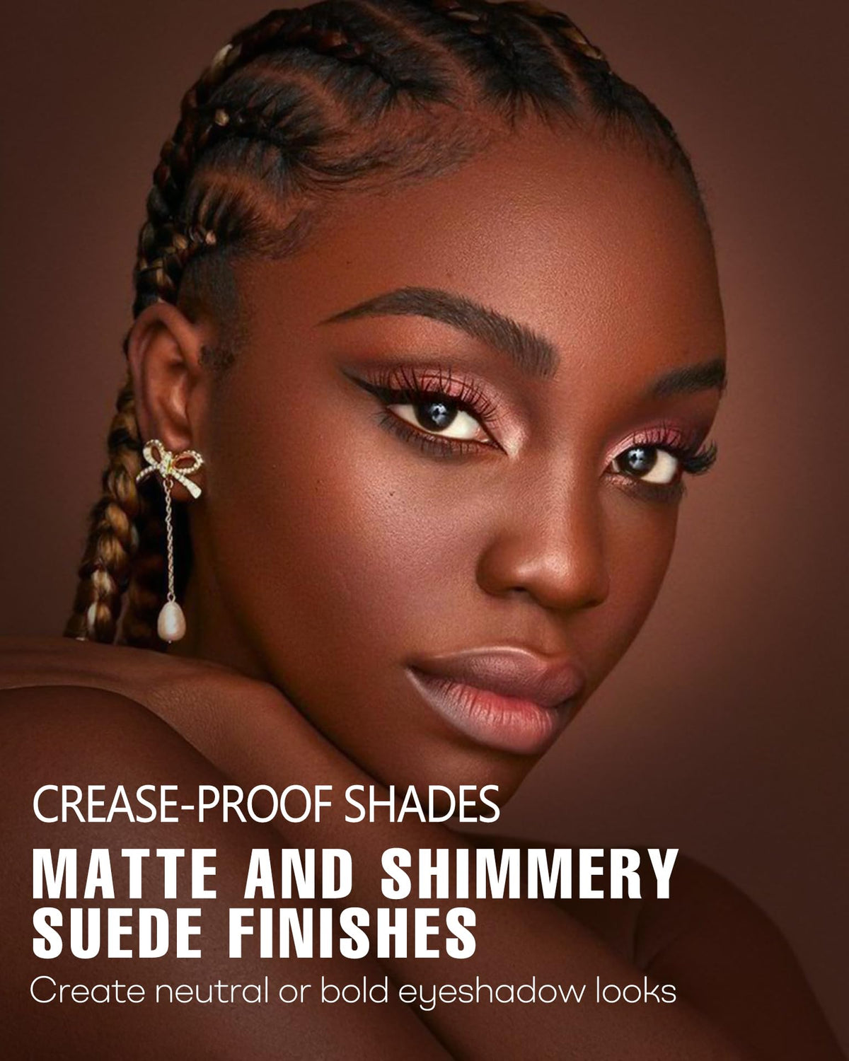 MAKI YIKA Black Red Eyeshadows Dark Red Black Grey Eye Shadows Palette