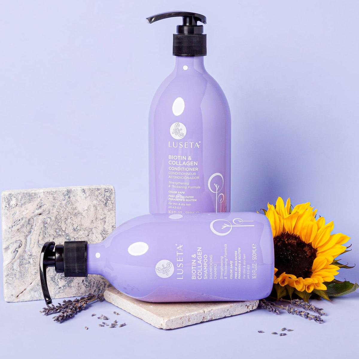 Luseta Biotin Shampoo and Conditioner Set, Thickening for Thinning Hair