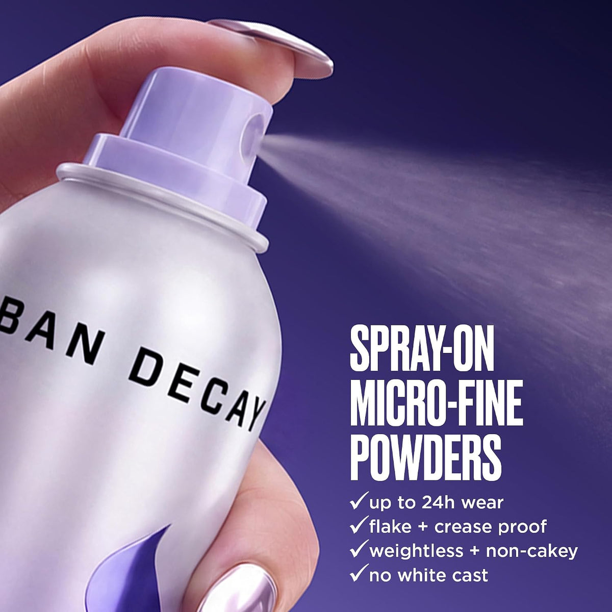 Urban Decay All Nighter Ghosting Makeup Setting Spray - Matte Powder Finish