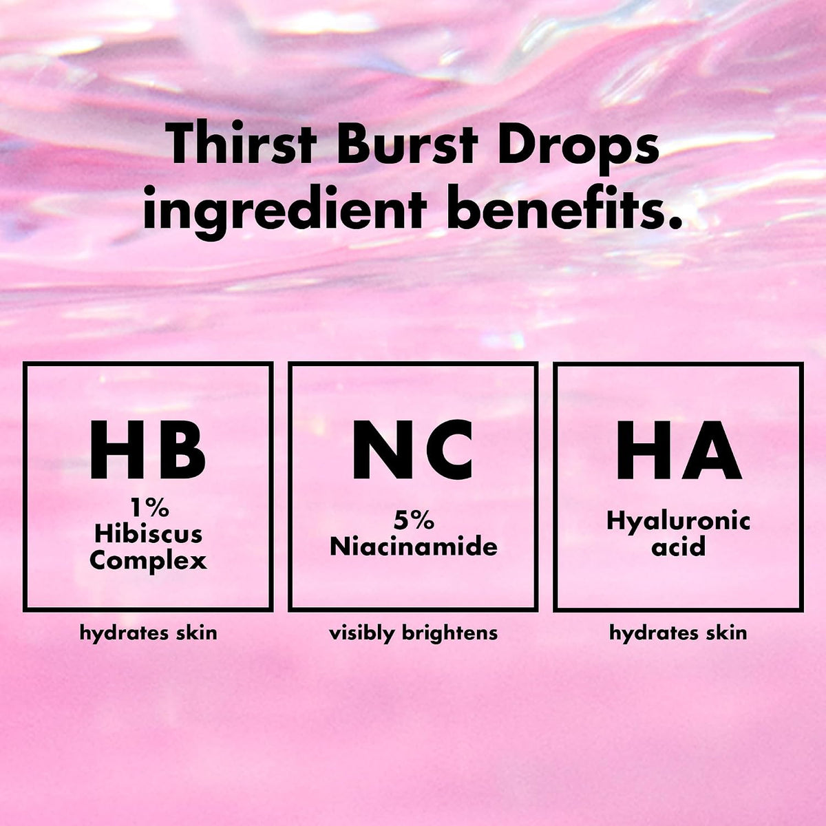e.l.f. SKIN Holy Hydration! Thirst Burst Drops, Face Serum, 1 oz
