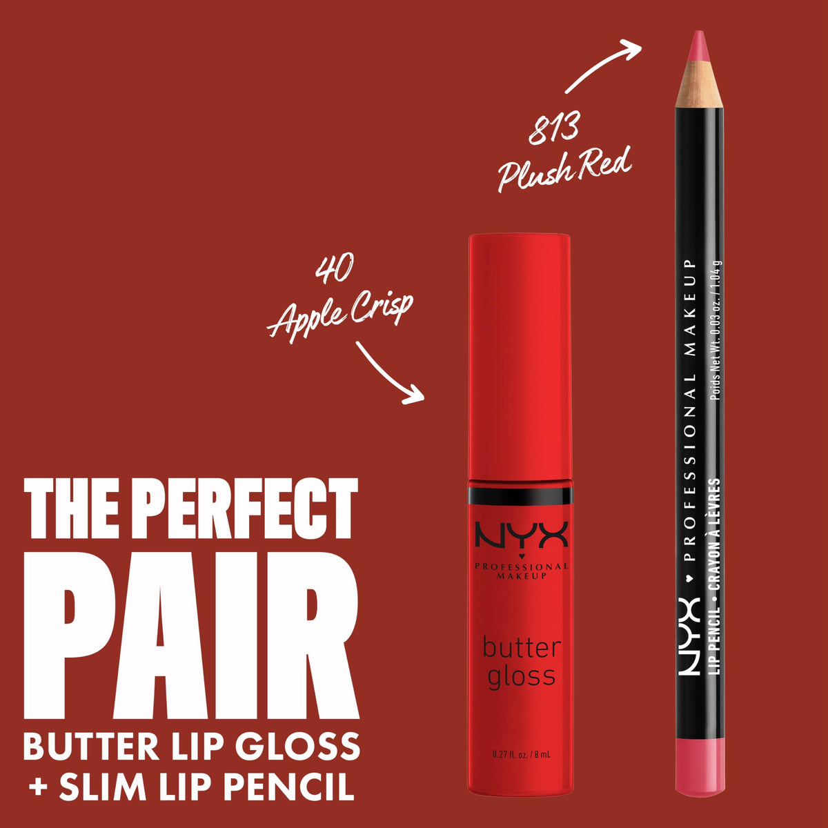 NYX PROFESSIONAL MAKEUP Butter Gloss, Non-Sticky Lip Gloss - Rocky Road (Wine)