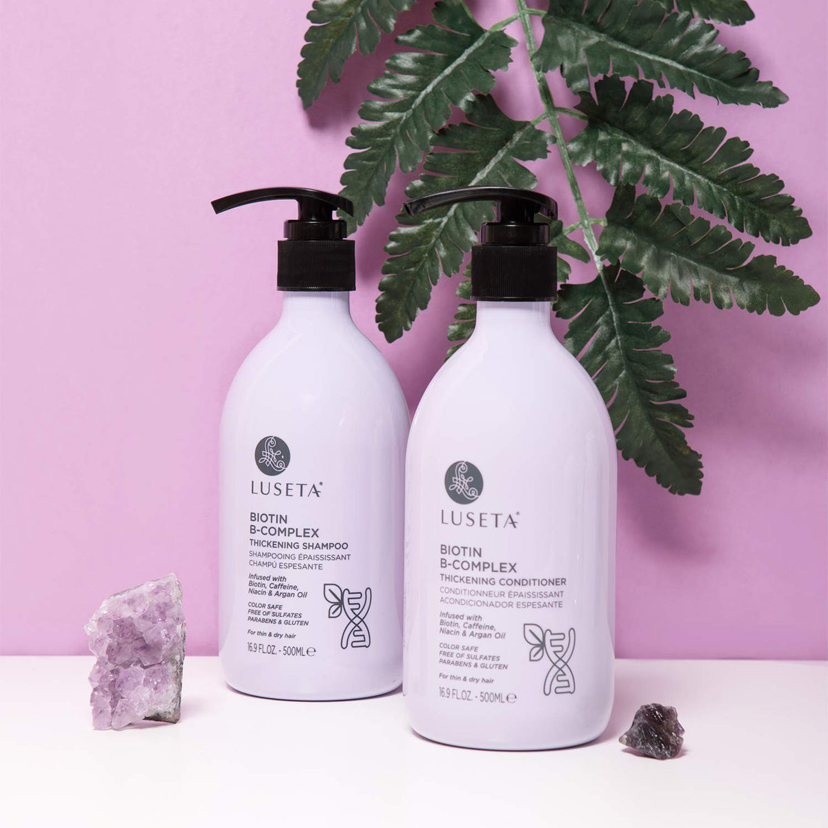 Luseta Rosemary Mint Shampoo and Conditioner Set for Hair Strengthening