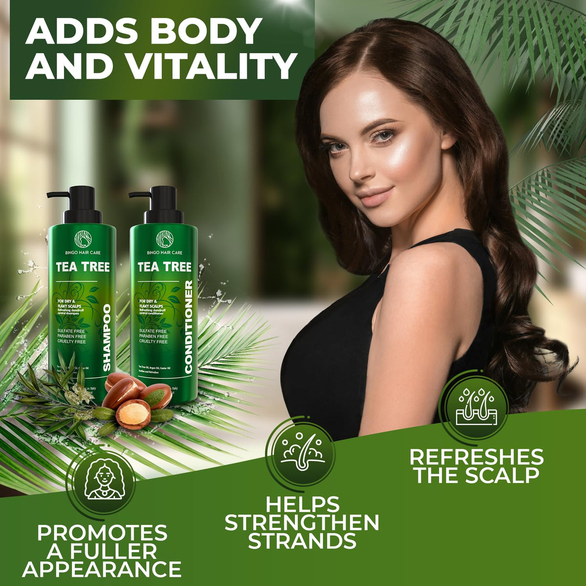 Curly Shampoo and Conditioner Set - Sulfate Free Moisturizing Formula - Deep Treatment for Curly and Permed Hair Women and Men - 14 Fl Oz (Set of 2)