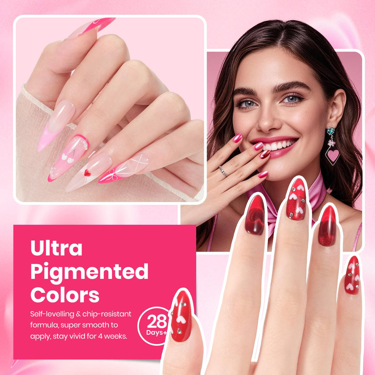Beetles Fall Gel Polish Set, Fingertip Palette Collection, 32 Colors